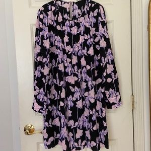 DVF  silk dress size 10